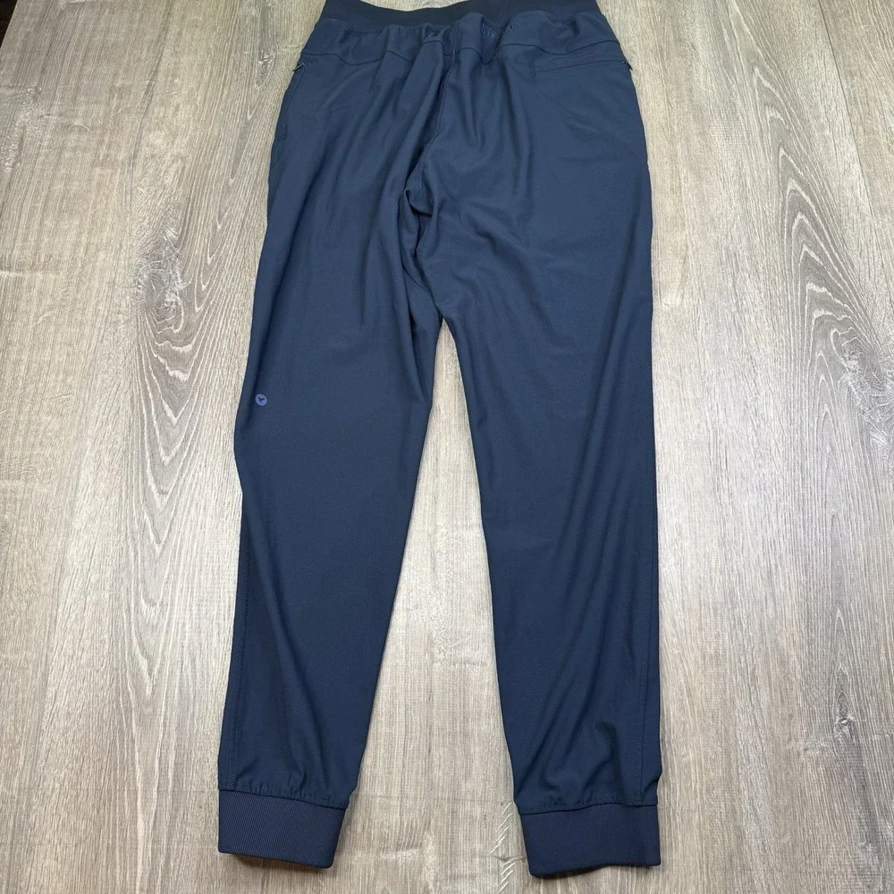 Birddogs Performance Gym Drawstring Boomstick Jogger Pants Size Large Navy Lined